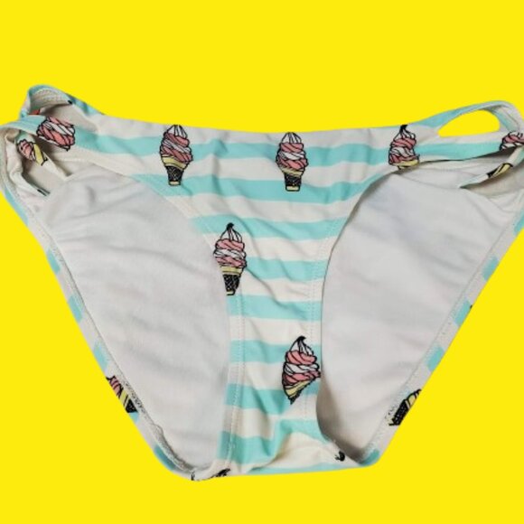 Ice Cream Bikini Set Bottom and Top Halter Tie - Picture 4 of 7
